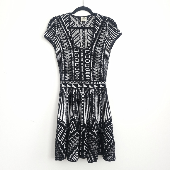 Torn By Ronny Kobo Vivienne Y2K Jacquard  Knit Mini Dress - Picture 2 of 11